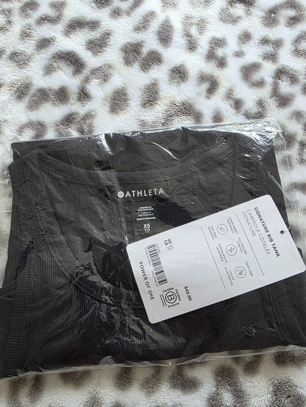 NWT Athleta Signature Rib Tank, XS - Picture 5 of 7